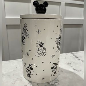 Disney Mickey and Friends Winter Themed Canister